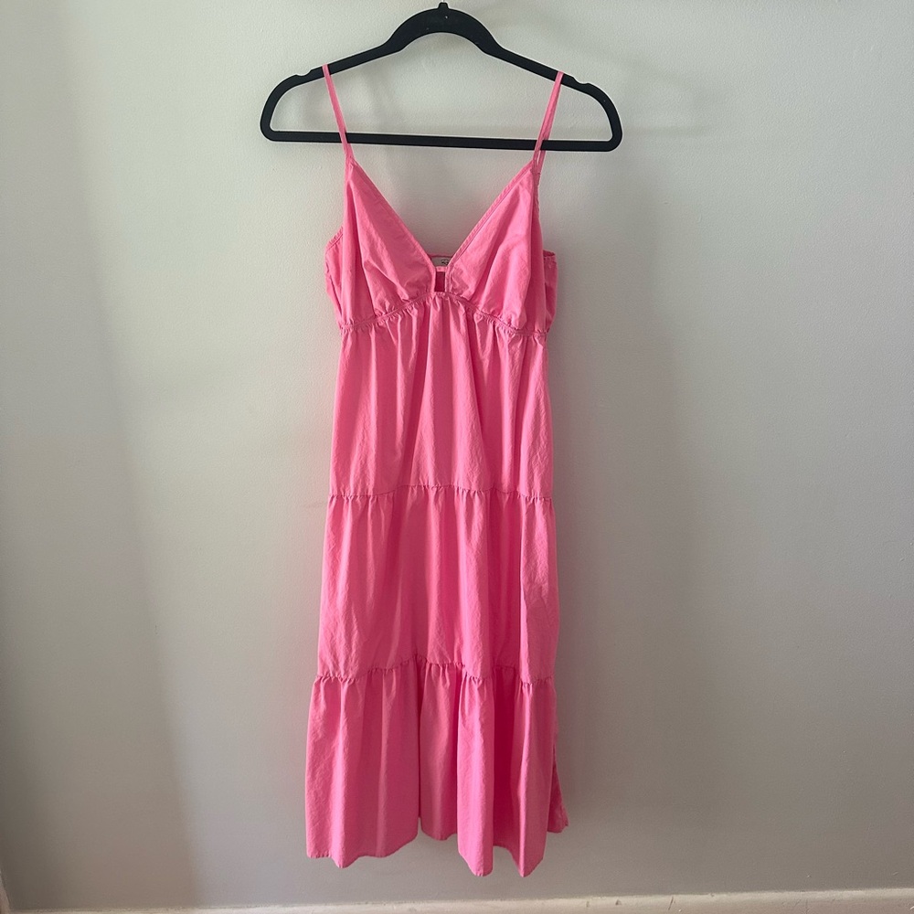 Avril Dress in Hot Pink
